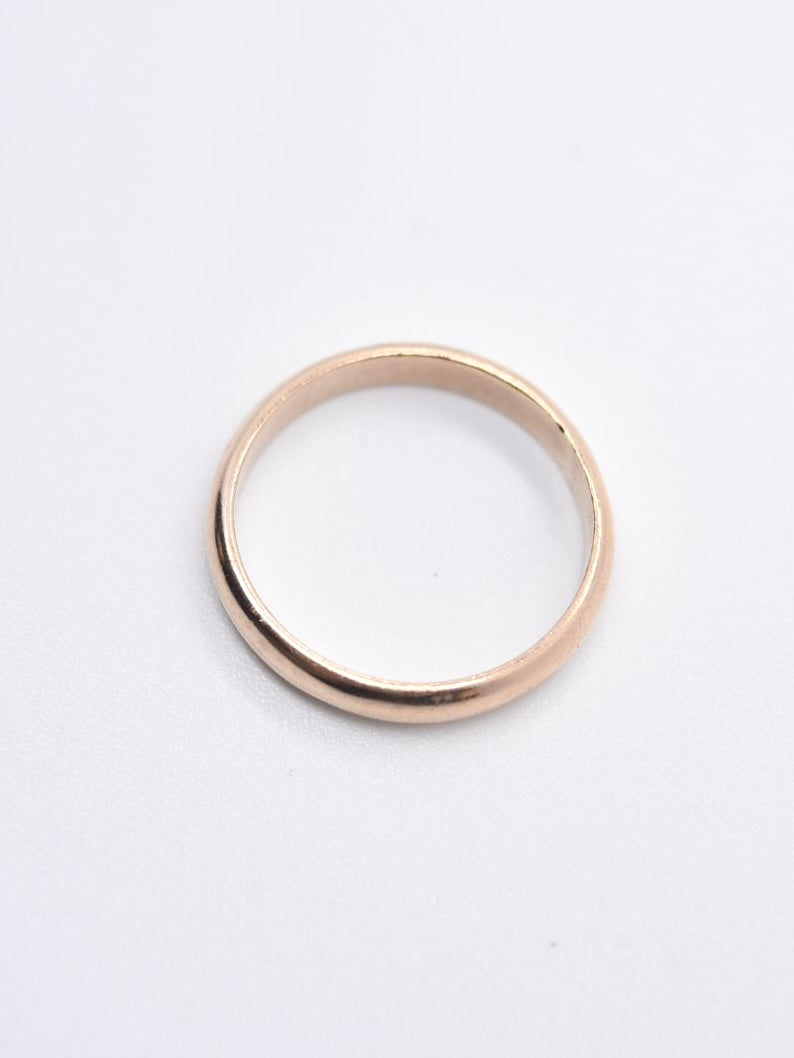 Vintage 14K Gold Rose Gold Band