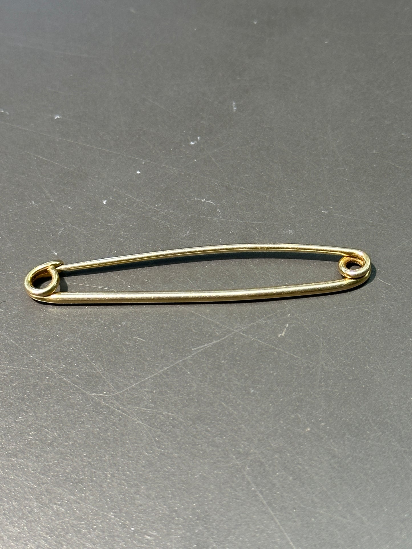 14K Gold Safety Pin