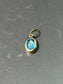 14K Gold Topaz Charm