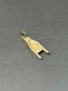 Vintage 14K Gold Solid Rock and Roll Arm Charm