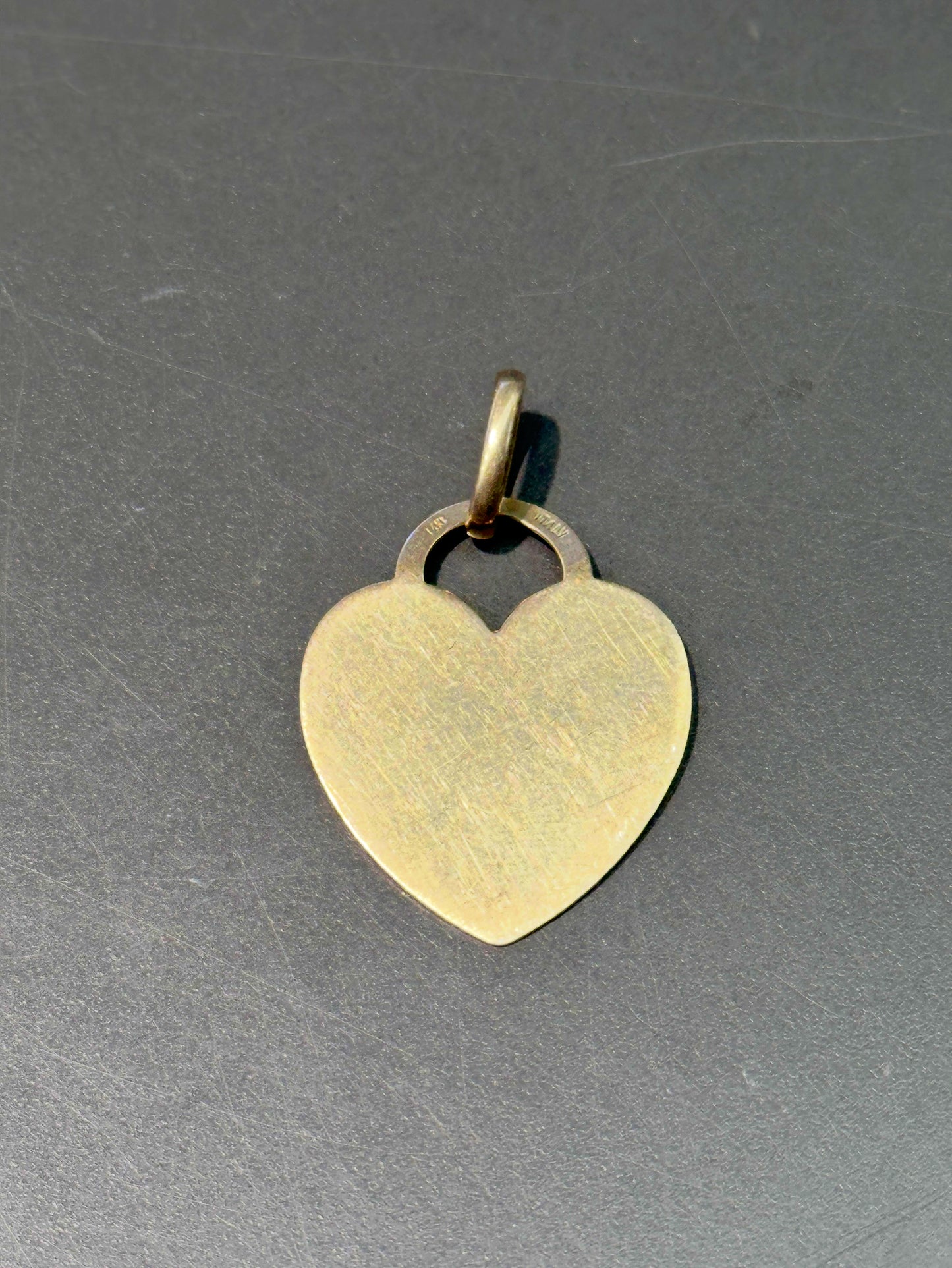 Vintage 14K Gold Heart Shape Charm