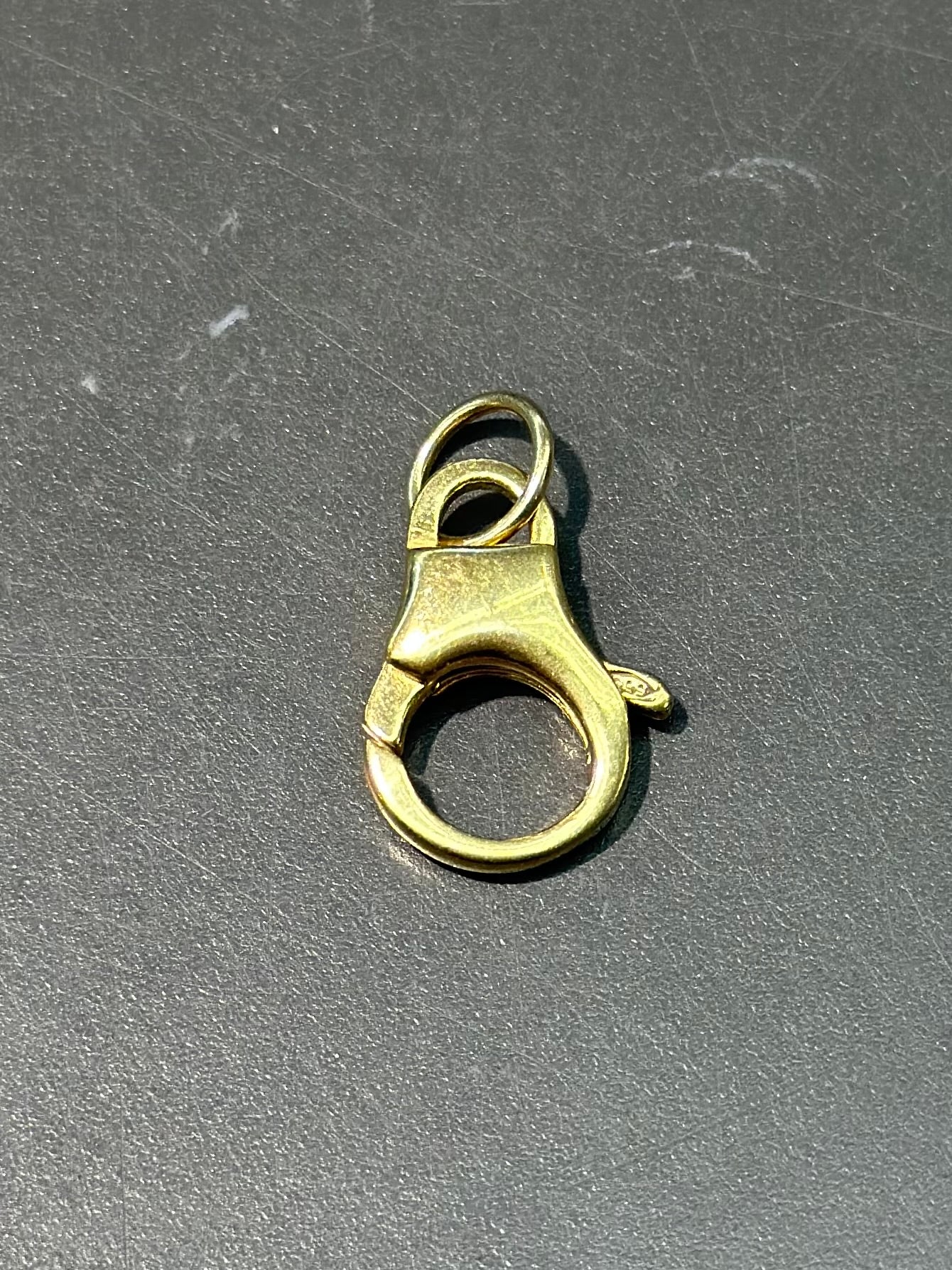 Vintage 14K Gold Carabiner Clasp