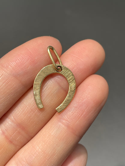 Vintage 14K Gold Horse Shoe Charm