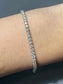 14K White Gold 3.00 CTW Diamond Tennis Bracelet