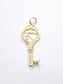 Vintage 14K Gold Angel Number “21” Key Pendant