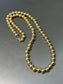 Collier de perles en or 14 carats vintage 18,0 pouces