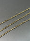 Vintage 18K Gold Curb Link Watch Chain