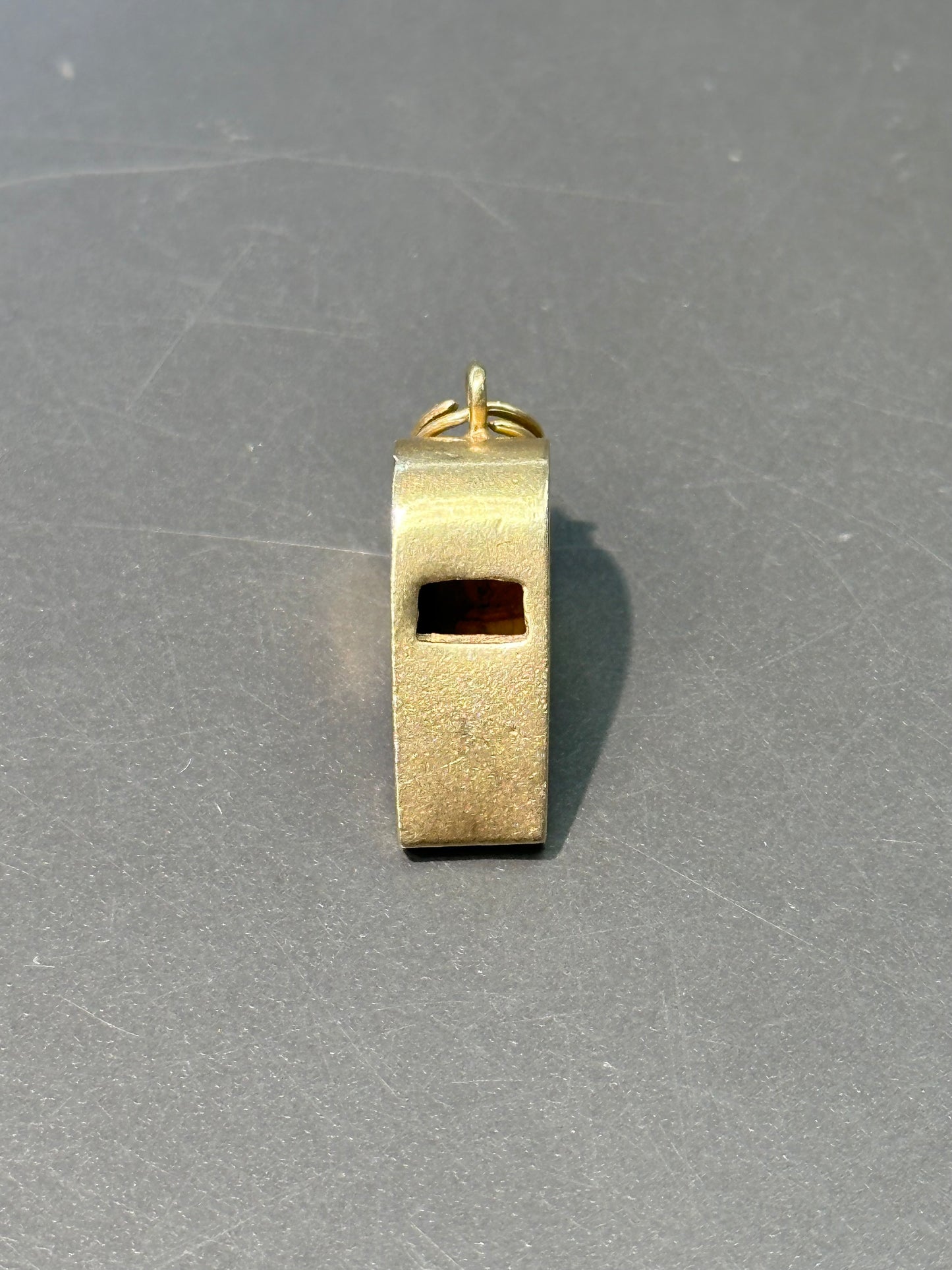 Vintage 14K Gold Medium Whistle Charm