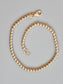 14K Gold 4.0 mm Beaded Bracelet 7.5 inch