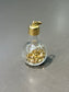 Vintage 18K Gold Dust Bottle Pendant Charm