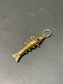 Vintage 18K Gold Articulated Fish Charm Pendant