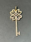 Tiffany & Co. 18K Gold Rose Gold Enchant Diamond Key Pendan