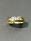 14K Gold Five Diamond Ring SZ 6.5