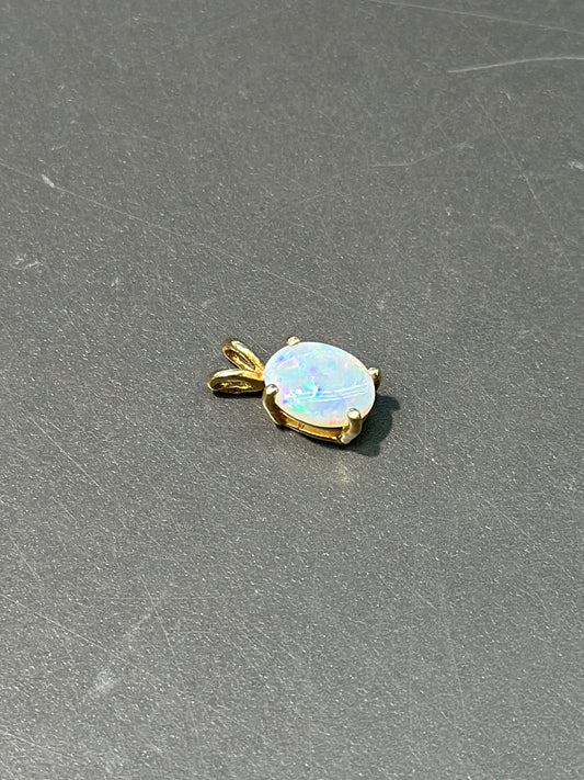 14K Opal Pendant