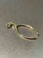 Vintage 14K Yellow Large Gold Wishbone Charm