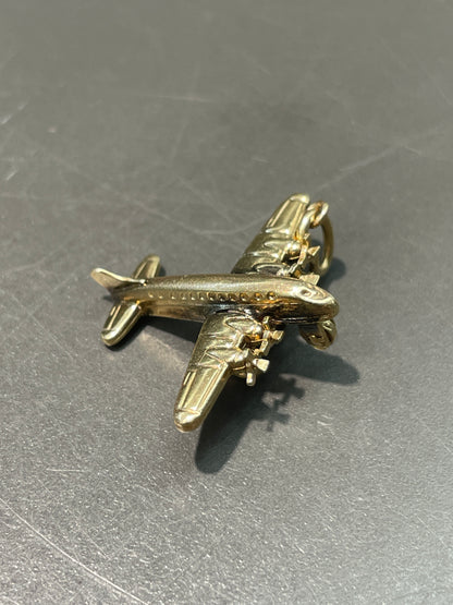 Vintage 14K Gold Articulating Airplane Plane