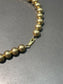 Vintage 14K Yellow Gold 6.0 mm Bead Necklace