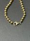 Vintage 14K Gold Bead Necklace 17.0 inch