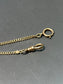 Art Deco 14K Gold Curb Link Watch Chain 16”