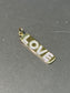 10K Gold Diamond Love Pendant