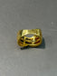 Bague saphir arc-en-ciel en or 18 carats SZ 7