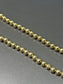 Vintage 14K Gold Bead Necklace