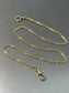 Vintage 18K Gold Curb Link Watch Chain