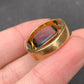 18K Gold Blvgari Tronchetto Topaz Ring Size 5