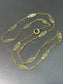 Vintage 14K Gold Filigree Chain Necklace 22.0 inch