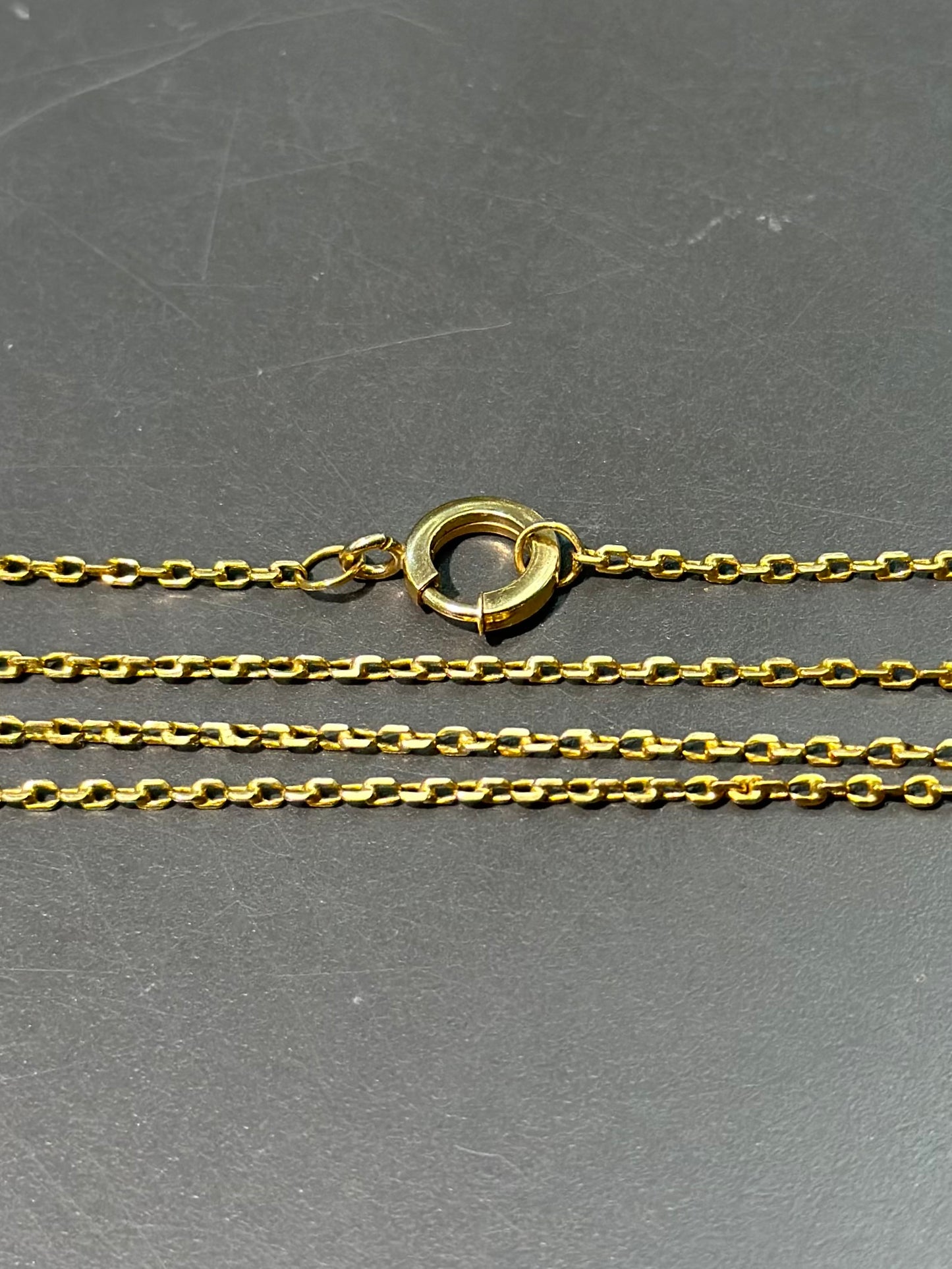 18K Gold Cable Link Chain