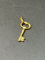 Vintage 14K Gold Hollow Key Charm