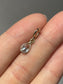 14K Yellow Gold 0.56 CTW Pear Drop Shape Diamond Bezel Charm