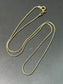 Vintage 18K Gold Two Tone Snake Chain Necklace