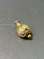 Vintage 14K Gold Forget-Me-Not Enameled Pendant