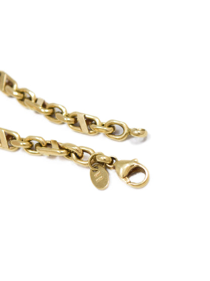 Vintage 14K Gold Fancy Link Chain Necklace 20.0 inch