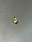 14K Gold Miniature Puffy Heart Charm Pendant