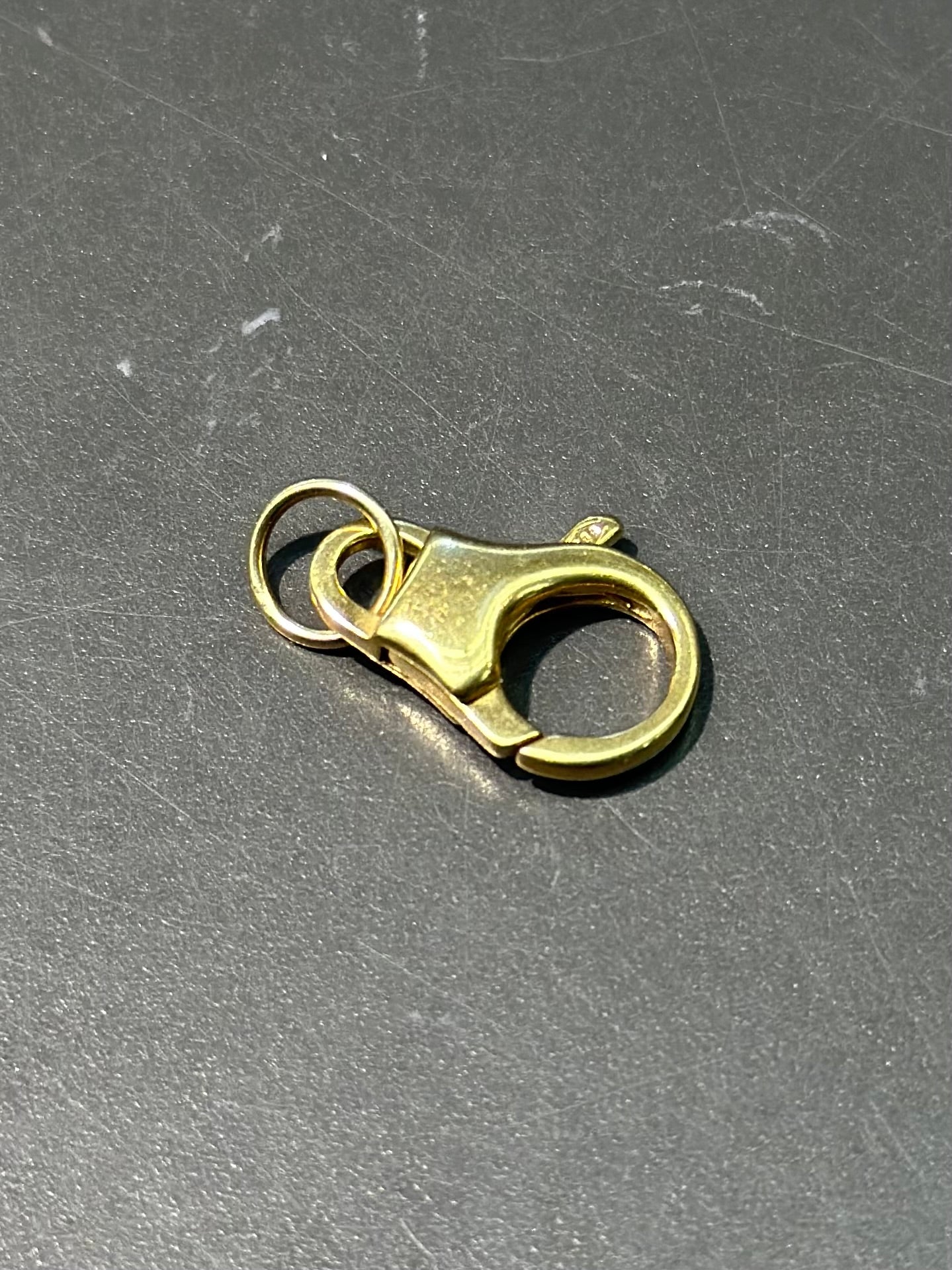 Vintage 14K Gold Carabiner Clasp