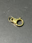 Vintage 14K Gold Carabiner Clasp