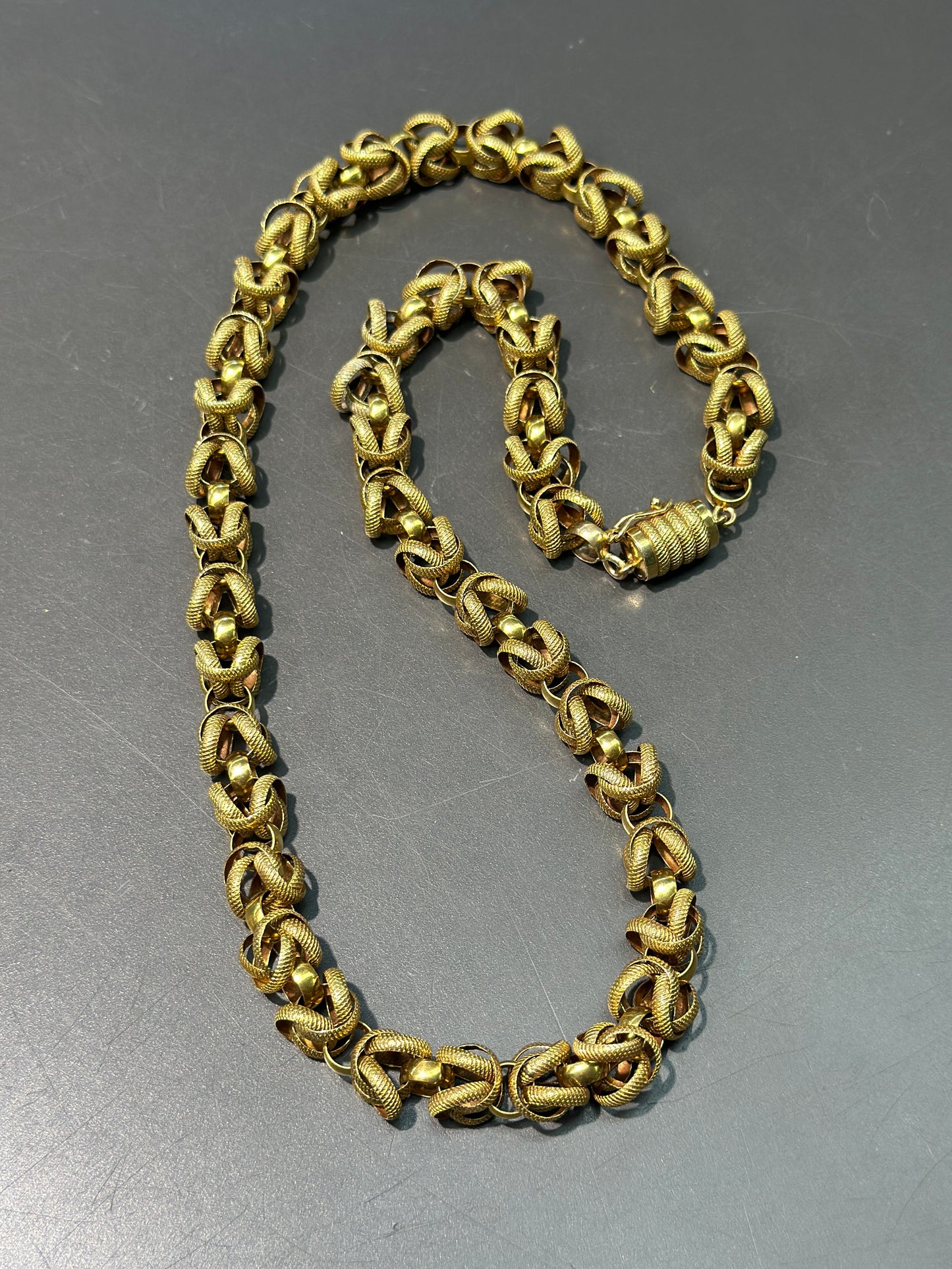 Georgian 14K Gold Necklace 22.5”