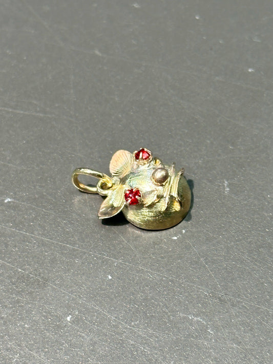 Vintage 14K Gold Mouse Charm