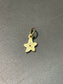 Vintage 14K Yellow Gold Diamond Star Charm