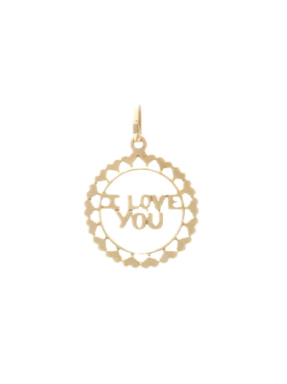 Vintage 14K Gold “I Love You” Charm