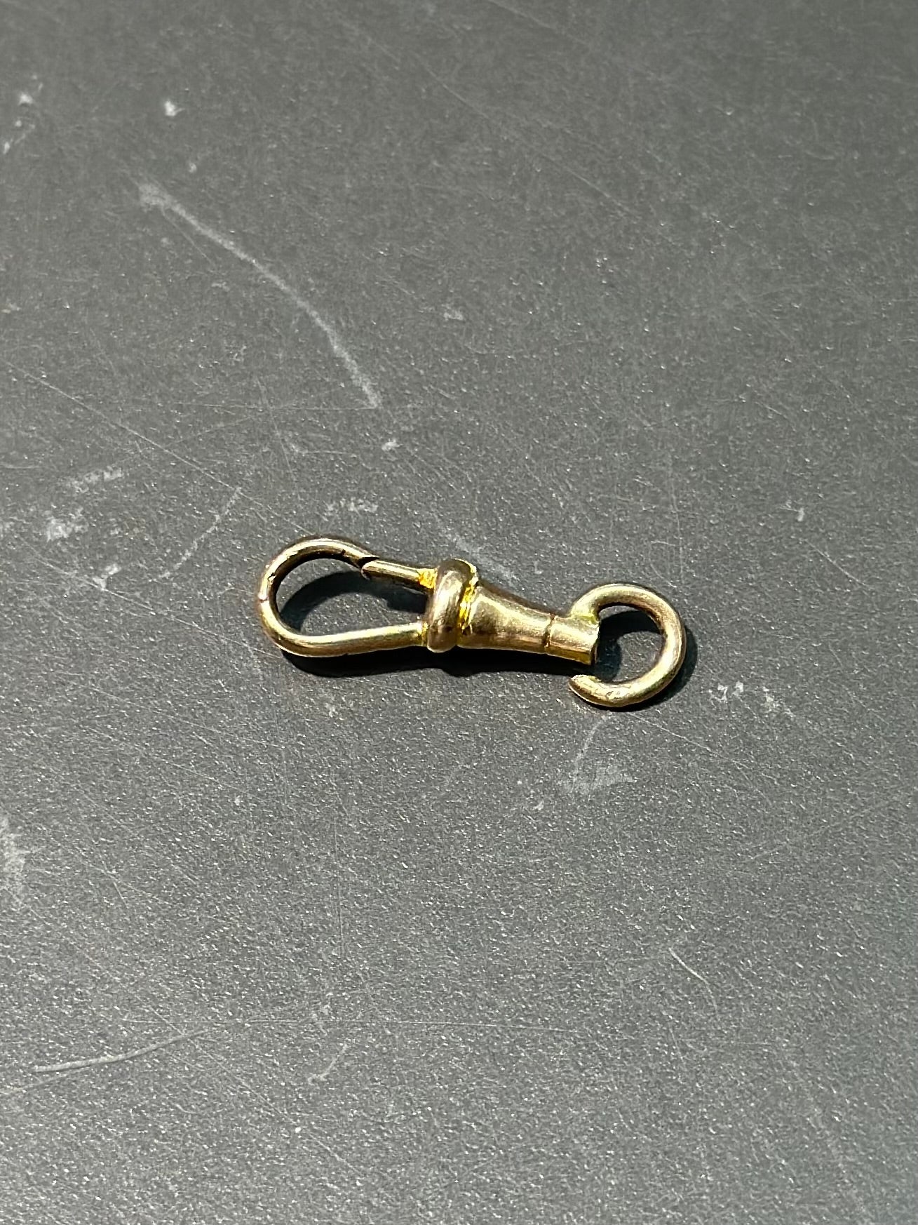 Vintage 14K Gold Dog Clip