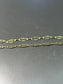 Vintage 18K Gold Filigree Chain Necklace 24.0”