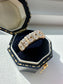 14K Yellow Gold 0.70 CTW Half Double Diamond Ring Band