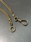 Vintage 14K Yellow Gold Fancy Link Albert Watch Chain 20.25 inch