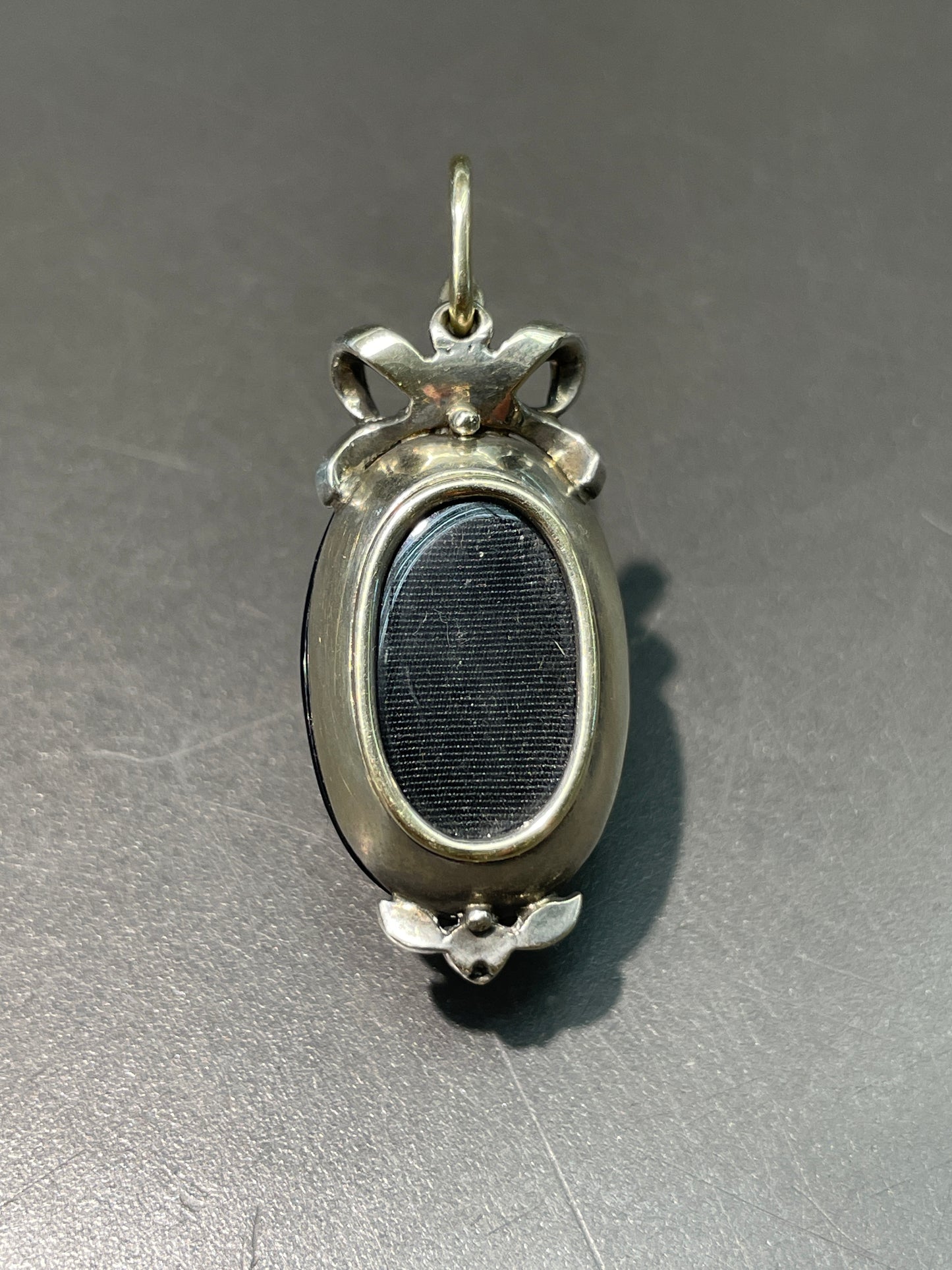 Antique Victorian 14K Gold Silver Diamond Garnet Starburst Pendant