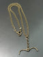 Vintage 14K Yellow Gold Curb Link Albert Watch Chain Necklace