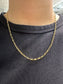 14K Yellow Gold 3.0 mm Solid Oval Rollo Necklace