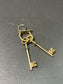 Vintage 18K Gold Key Charm Pendant